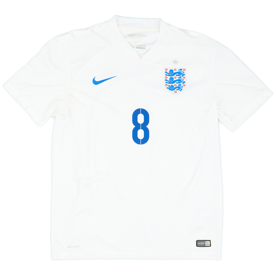 2014-15 England Home Shirt Lampard #8 - 8/10 - (M)