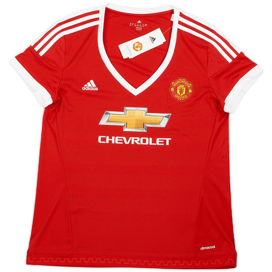 2015-16 Manchester United Home Shirt (Women's XL)