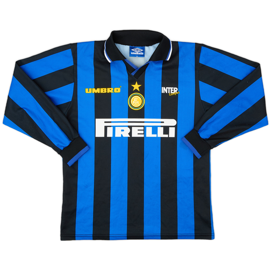 1997-98 Inter Milan 'Inter Campus' Training L/S Shirt - 9/10 - (M)