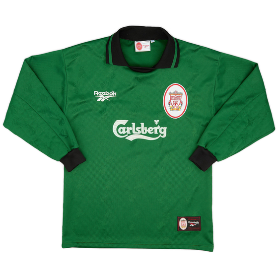 1996-97 Liverpool GK Shirt - 9/10 - (S)