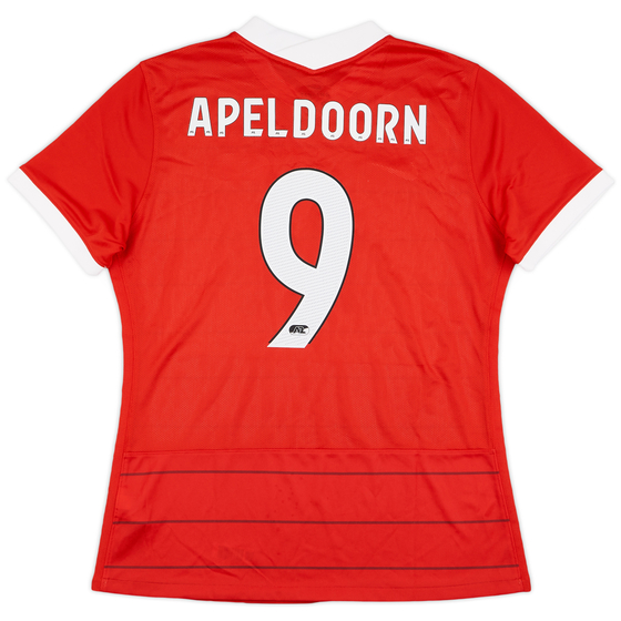 2021-22 AZ Alkamaar Home Shirt Apeldoorn #9 - 8/10 - (Women's XL)