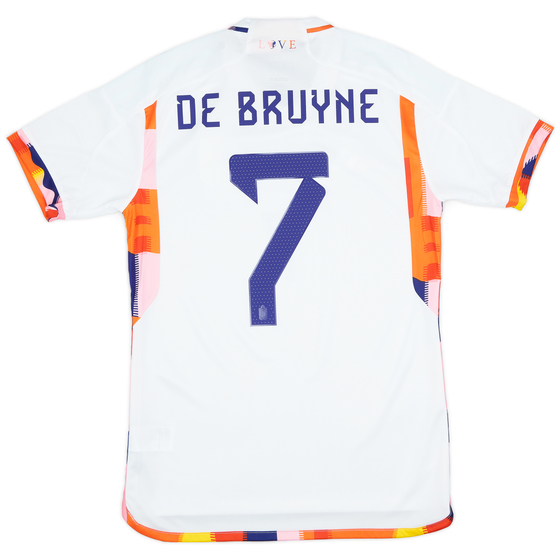 2022-23 Belgium Away Shirt De Bruyne #7 (S)