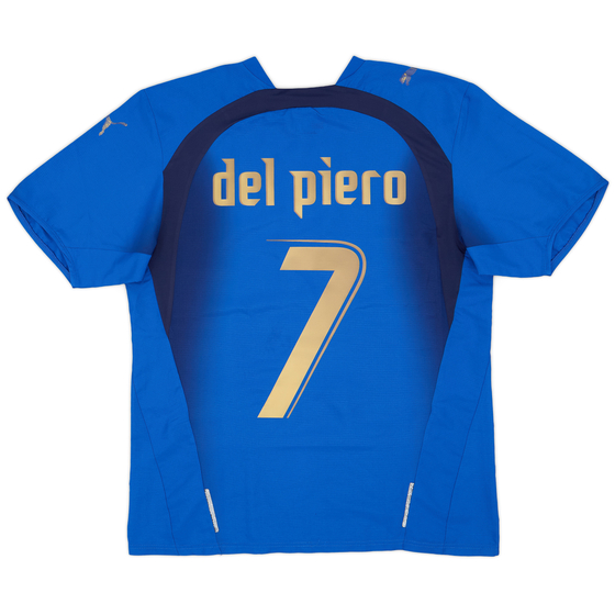 2006 Italy Home Shirt Del Piero #7 - 5/10 - (M)