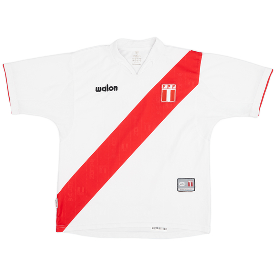 2004-06 Peru Home Shirt #14 - 8/10 - (M)