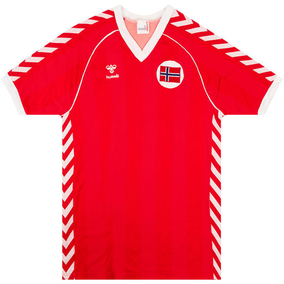1983 Norway Match Issue Home Shirt #3