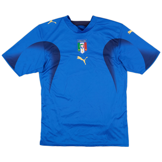 2006 Italy Basic Home Shirt - 9/10 - (S)