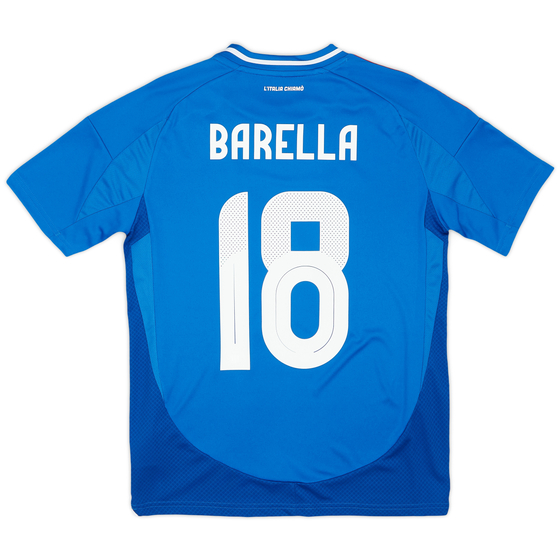 2024-25 Italy Home Shirt Barella #18 (Youths)