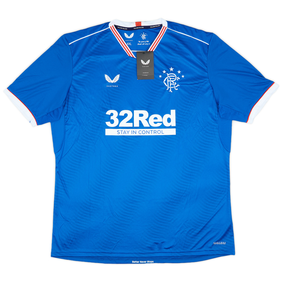 2020-21 Rangers Home Shirt (XXL)