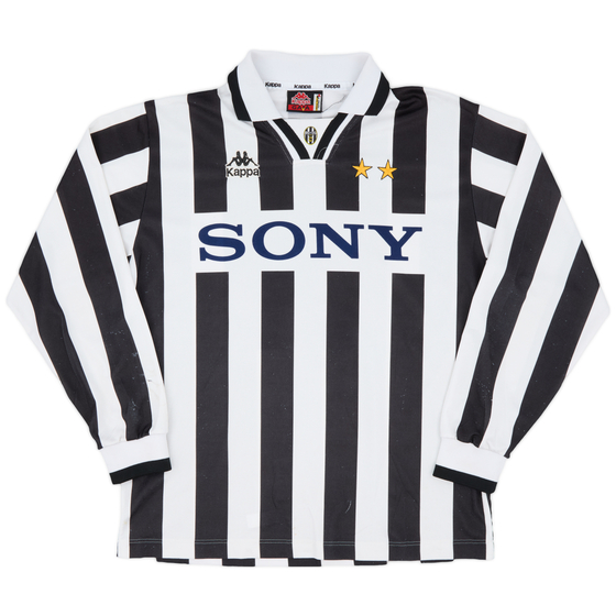 1995-97 Juventus Home L/S Shirt - 7/10 - (L)