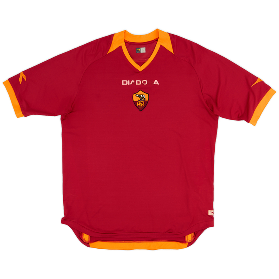 2006-07 Roma Home Shirt - 4/10 - (L)