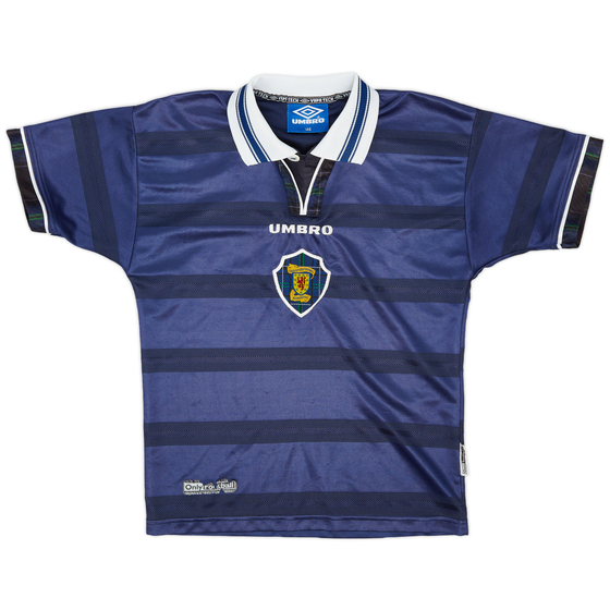 1998-00 Scotland Home Shirt - 9/10 - (XL.Boys)