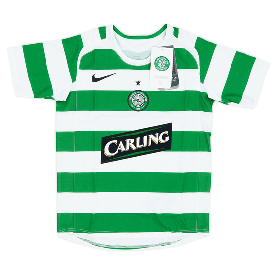 2005-07 Celtic Home Shirt (S.Boys)