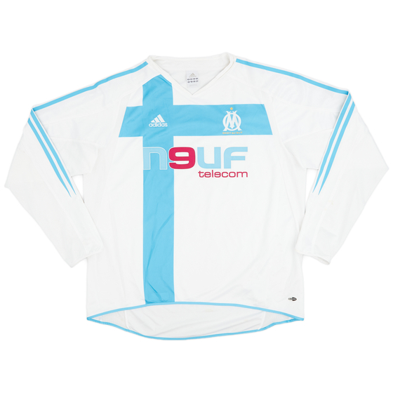 2004-05 Olympique Marseille Home L/S Shirt - 8/10 - (XL)