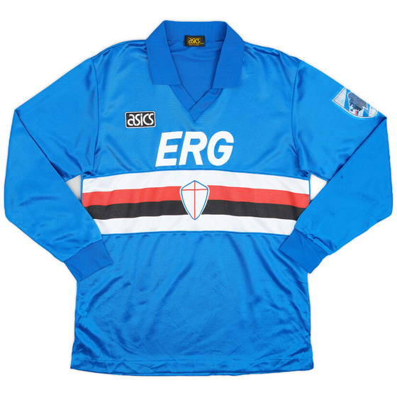 1994-95 Sampdoria Home L/S Shirt - 7/10 - (M)