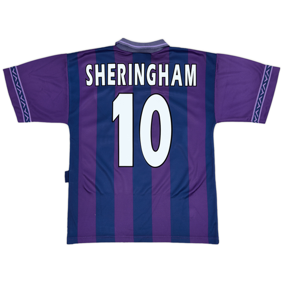 1995-97 Tottenham Away Shirt Sheringham #10 - 8/10 - (S)