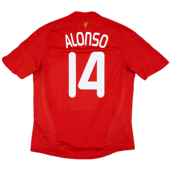 2008-10 Liverpool Home Shirt Alonso #14 - 5/10 - (L)