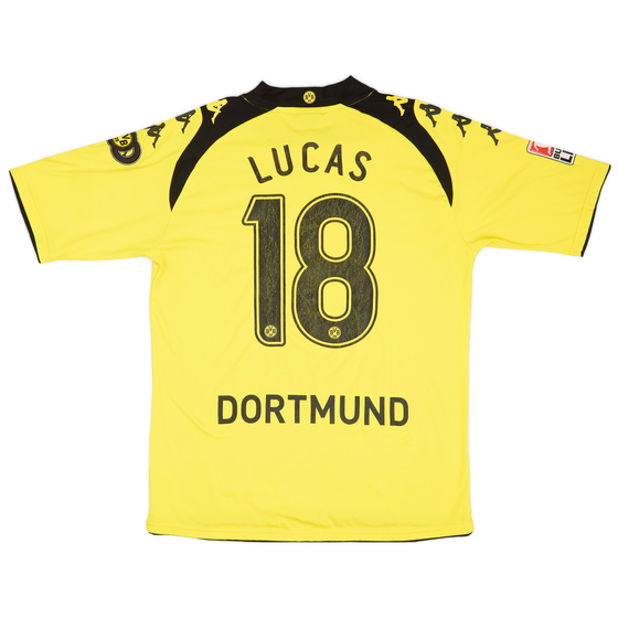 2009-10 Borussia Dortmund Home Shirt Lucas #18 - 6/10 - (XL)
