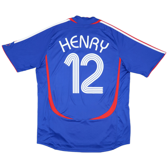 2006-07 France Home Shirt Henry #12 - 7/10 - (XL)