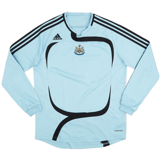 2007-08 Newcastle Player Issue Away L/S Shirt - 7/10 - (L)