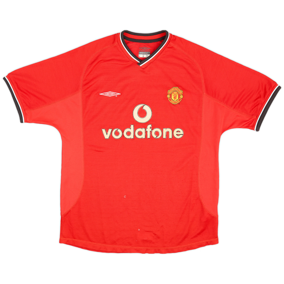 2000-02 Manchester United Home Shirt - 4/10 - (L)
