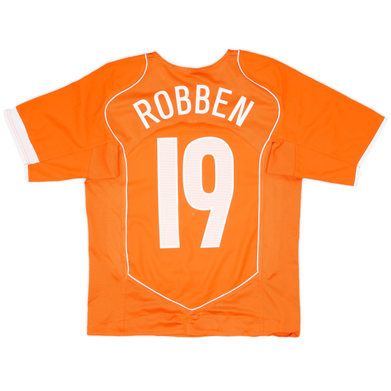 2004-06 Netherlands Home Shirt Robben #19 - 5/10 - (S)