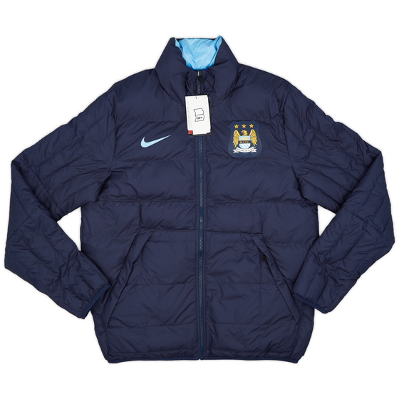 2015-16 Manchester City Nike Reversible Padded Bench Coat (M)