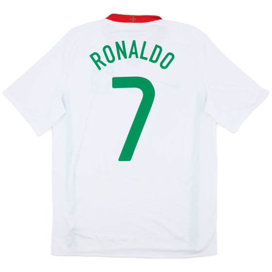 2008-10 Portugal Away Shirt Ronaldo #7 - 7/10 - (M)