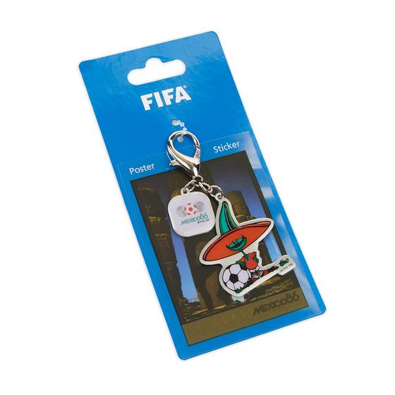 FIFA Classics Official Mascot Keychain & Poster Sticker Mexico 86