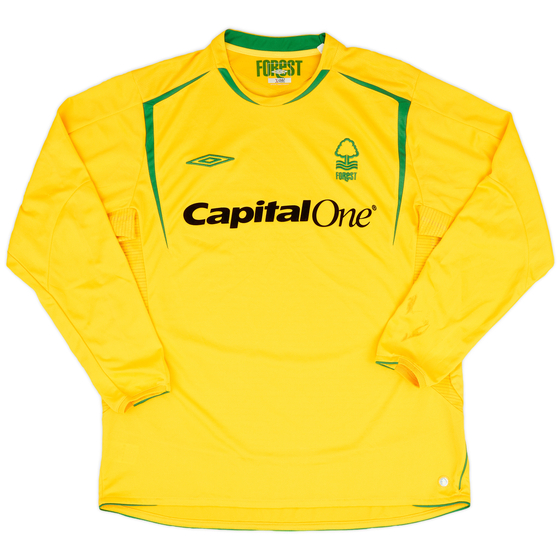2005-06 Nottingham Forest Away L/S Shirt - 8/10 - (XL)