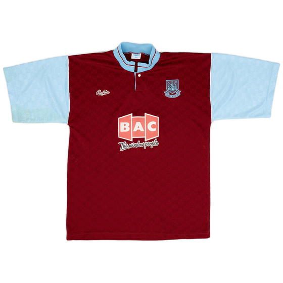 1990-91 West Ham Home Shirt - 6/10 - (M)