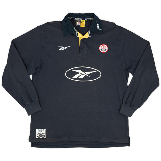 1997-98 Bolton Reebok Player Issue Training Polo Shirt #36 - 8/10 - (XL)