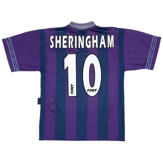 1995-97 Tottenham Away Shirt Sheringham #10 - 7/10 - (S)