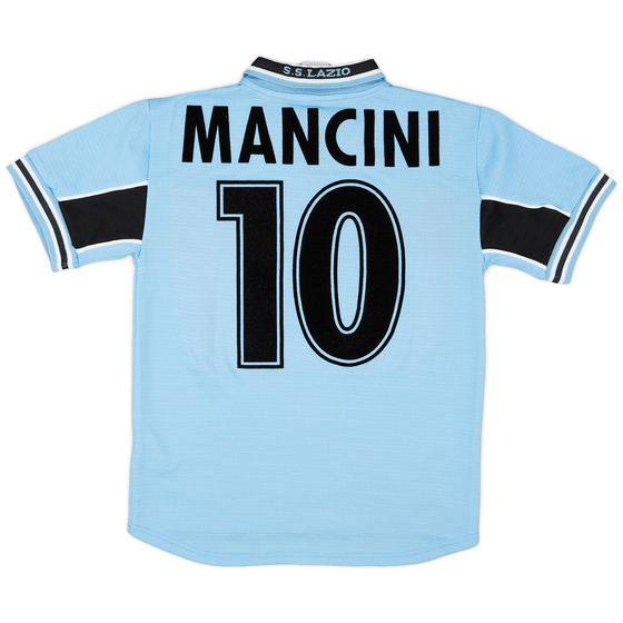 1998-00 Lazio Home Shirt Mancini #10 - 8/10 - (XS)