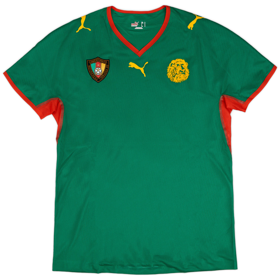 2008-09 Cameroon Player Issue Home Shirt - 9/10 - (L)