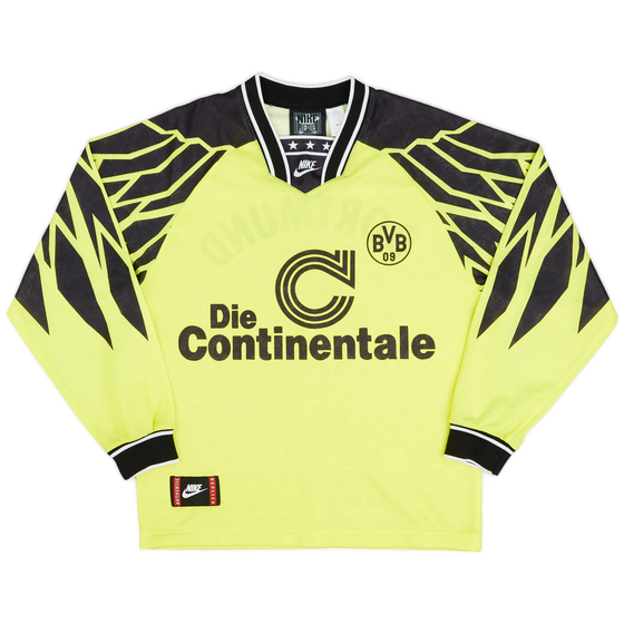1994-95 Borussia Dortmund Home L/S Shirt - 8/10 - (S)