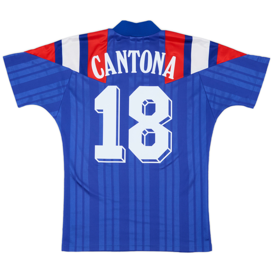 1992-94 France Home Shirt Cantona #18 - 9/10 - (S/M)