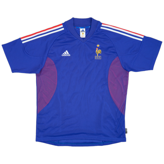 2002-04 France 'Signed' Home Shirt - 8/10 - (L)