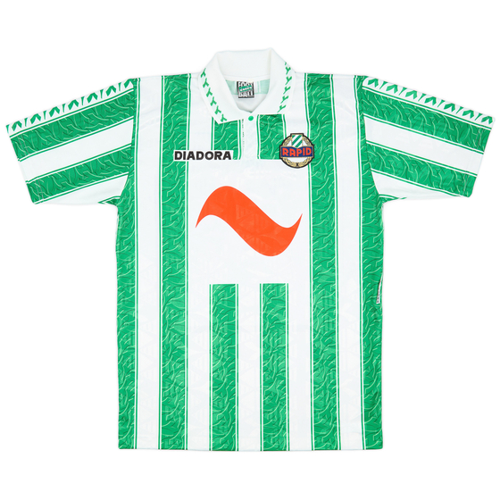 1996-98 Rapid Vienna Signed Home Shirt - 9/10 - (M)