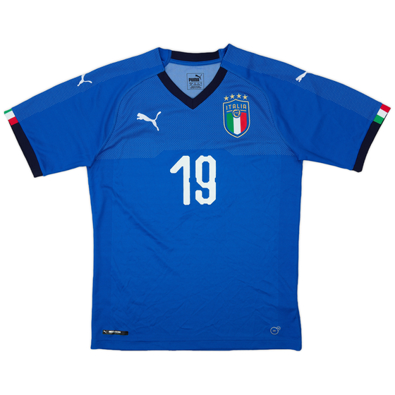 2018-19 Italy Home Shirt #19 - 9/10 - (S)