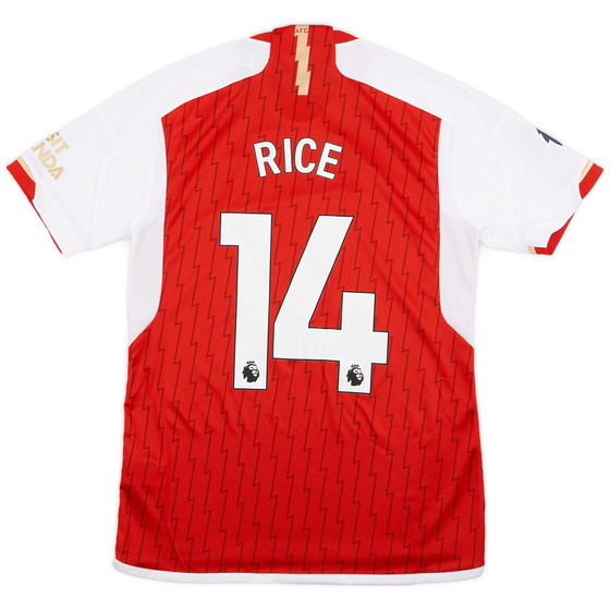 2023-24 Arsenal Home Shirt Rice #14 (M)
