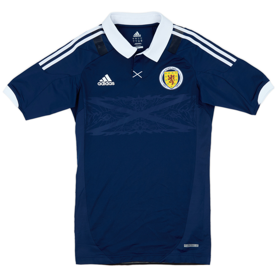 2011-13 Scotland Player Issue Techfit Home Shirt - 9/10 - (L)