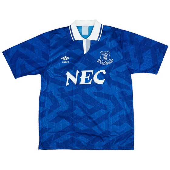 1991-93 Everton Home Shirt - 9/10 - (L)