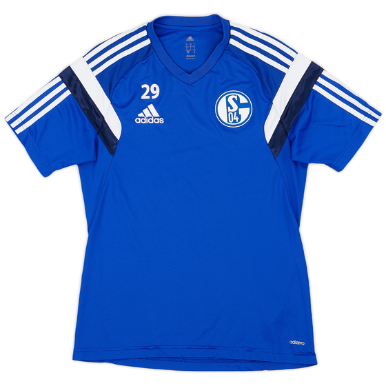 2014-15 Schalke Player Issue adidas Training Shirt #29 (Avdijaj) - 8/10 - (S)