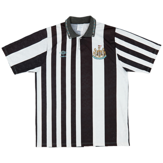 1990-91 Newcastle United Home Shirt - 6/10 - (L)