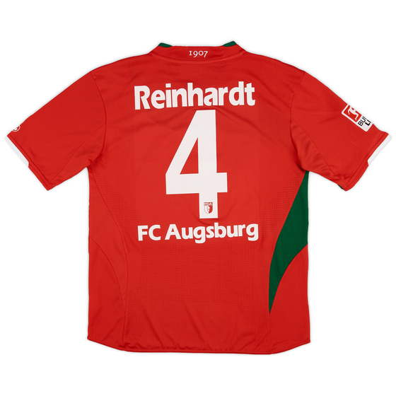 2010-11 Augsburg Away Shirt Reinhardt #4 - 9/10 - (M)