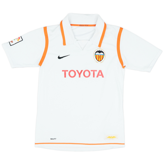 2007-08 Valencia Home Shirt - 8/10 - (XL.Boys)