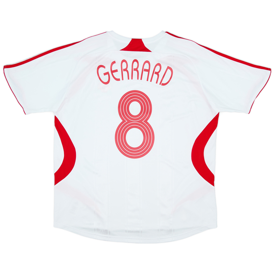 2007-08 Liverpool Away Shirt Gerrard #8 - 8/10 - (XXL)
