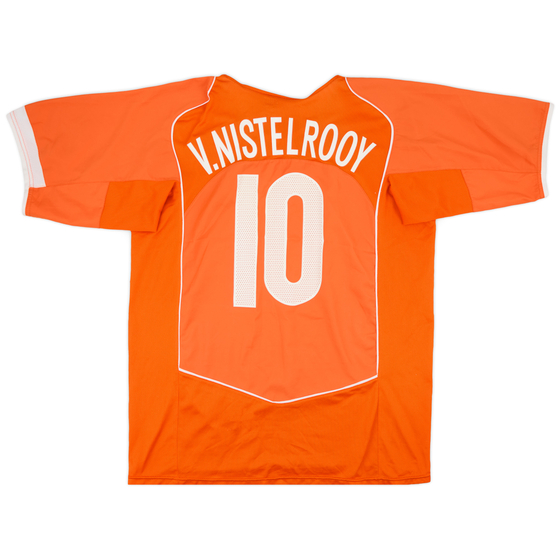 2004-06 Netherlands Home Shirt V.Nistelrooy #10 - 9/10 - (XL)