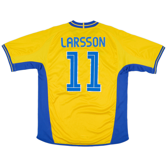 2003-04 Sweden Home Shirt Larsson #11 - 8/10 - (L)