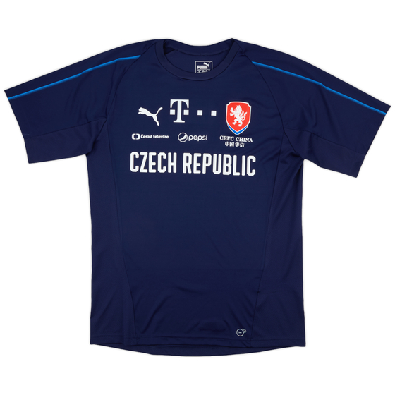 2014-16 Czech Republic Puma Training Shirt - 9/10 - (L)